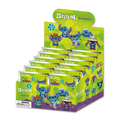 Monogram Disney Stitch Series 9 3d Foam Magnets