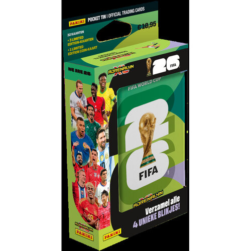 Panini Fifa Adrenalyn XL World Cup 2026 Pocket Tin Panini
