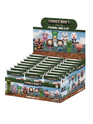 Monogram Minecraft Movie Series 1 3d Foam Bag Clip