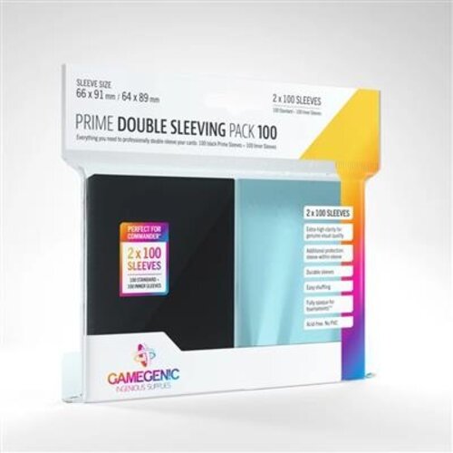 Gamegenic Prime Double Sleeving Pack 100 GameGenic