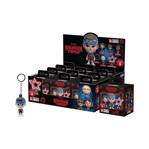 yume Stranger Things Pocket Hero Keychain Mystery Box 5.5cm