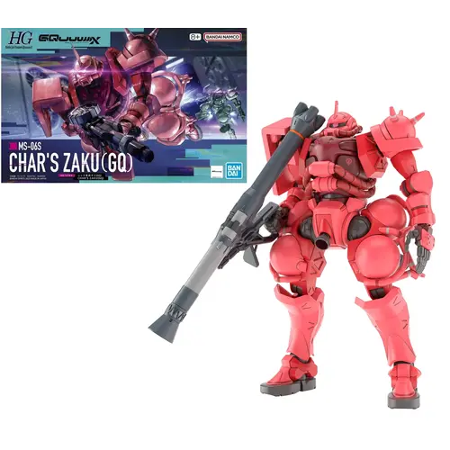 Bandai Gundam HG 1/144 GQuuuuuuX Char's Zaku GQ Model Kit