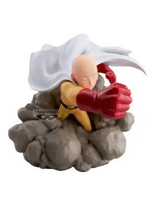 Banpresto One Punch Man Saitama Diorama Figure 15cm
