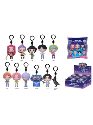 Monogram K-POP Demon Hunters Series 1 3D Foam Bag Clip Keychain Mystery