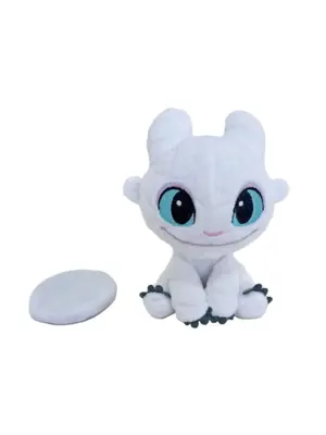 Simba Toys How To Train Your Dragon Light Fury Pluche Shoulder Pad With Magnetic