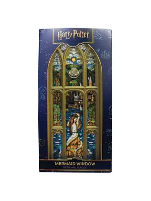 Fanattik Harry Potter Mermaid Stained Glass Window Resin Plaque Limited Edition