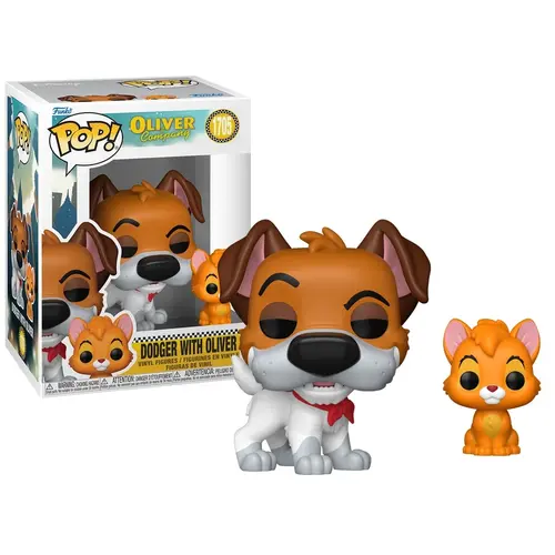 Funko Funko POP! Disney Oliver & Co. 1705 Dodger With Oliver