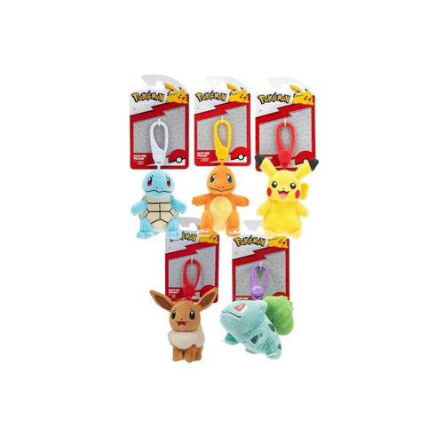 Jazwares Pokemon Plush Clip (Clip-on Plush) Assortiment