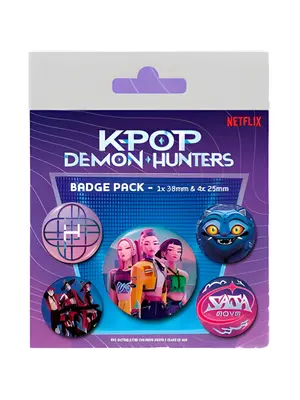 Demon Hunters Pack With 3 Badges