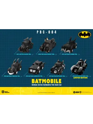 Beast Kingdom DC Batman Series Batmobile Pull Back Car Mystery Blind Box