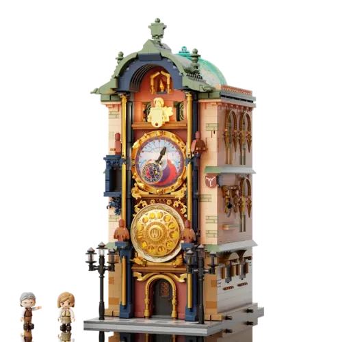 Pantasy Pantasy Prague Astronomical Clock Building Block 2441pcs