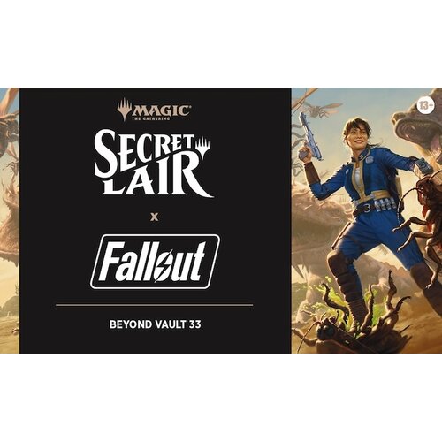 Wizards of The Coast Magic TCG MTG Secret Lair X Fallout Beyond Vault 33