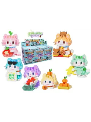 Kenji Kawaii Box Happy Cat Constuction Kit Mystery Box