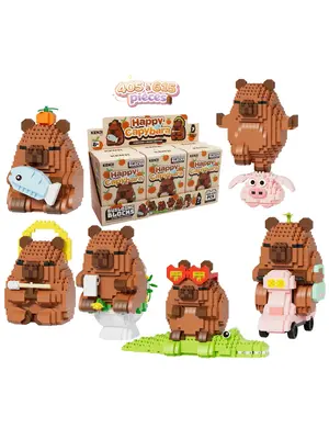 Kenji Kawaii Box Happy capybara Construction Kit Mystery Box