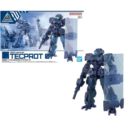 Bandai Gundam 30MM 1/144 eEXm-23 Tecprot 01 Model Kit