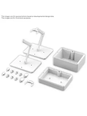 Bandai Gundam Action Base 7 & Option Box (White) Model Kit