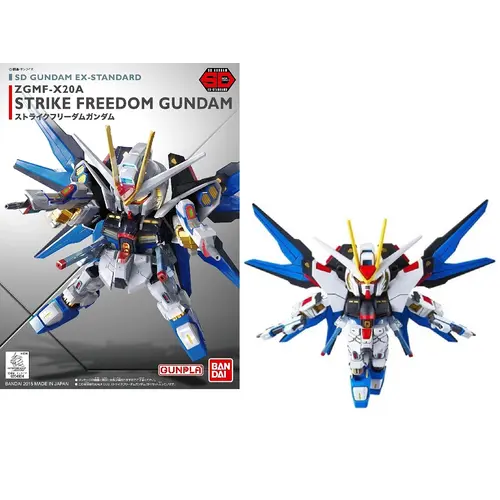 Bandai Gundam SD Gundam Ex-Standard Strike Freedom Gundam Model Kit