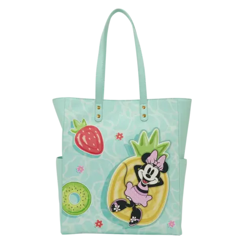 Loungefly Disney Loungefly Mickey & Minnie Beach Fun Tote Bag