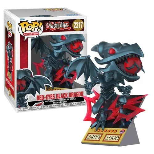 Funko Funko POP! Yu-Gi-Oh! 2317 Red Eyes Black Dragon (Card)
