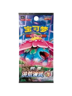 The Pokemon Company Pokemon TCG CS3aC Primordial Arts Overgrow Jumbo Booster