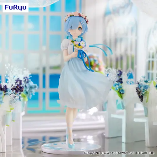 Furyu RE ZERO Rem Bridesmaid Statue TrioTry It 21cm