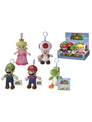 Simba Toys Super Mario Keychain Plush Assortment
