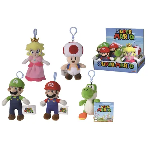 Simba Toys Super Mario Keychain Plush Assortment
