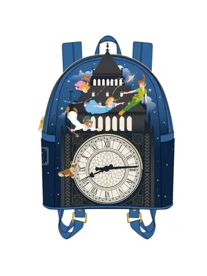 Loungefly Disney Peter Pan Glow Clock Backpack Loungefly