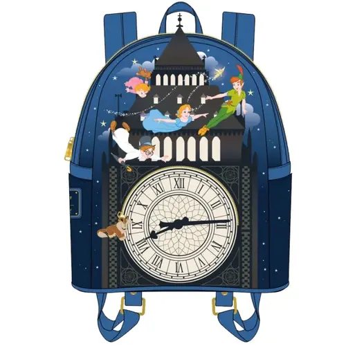 Loungefly Disney Peter Pan Glow Clock Backpack Loungefly
