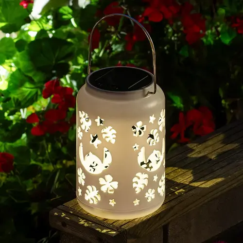 Paladone Disney Stitch Lunaglo Outdoor Projection Solar Lantern 28cm