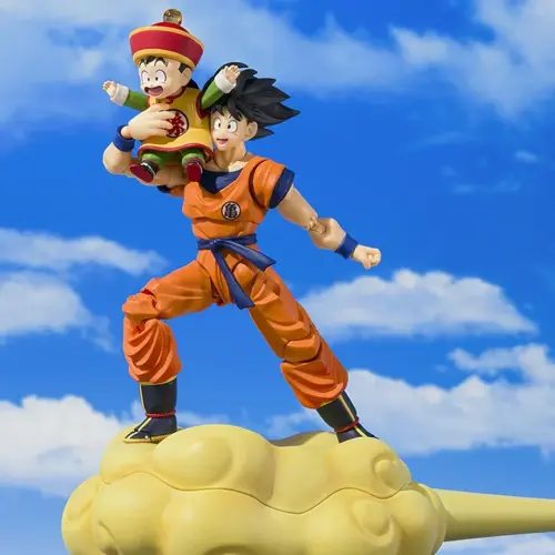 Bandai Tamashii Nations Dragon Ball Z Goku, Gohan & Kintoun Figure 24 & 6cm S.H. Figuarts