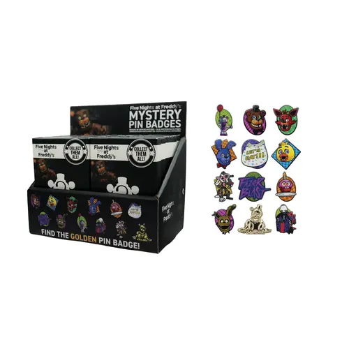Fanattik Five Nights At Freddy's Mystery Box Pin Badge