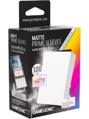 Gamegenic Gamegenic Matte Prime White Sleeves 100 Stuks
