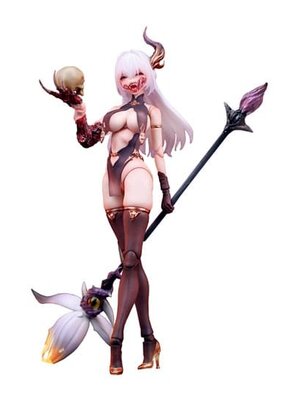 BearPanda Original Character Hua Xia Shen Gui Hua Pi 16cm Pvc Figure 1/12