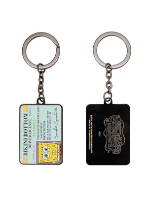 Fanattik Spongebob Squarepants Driver License Limited Edition Keychain