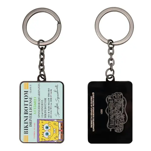 Fanattik Spongebob Squarepants Driver License Limited Edition Keychain