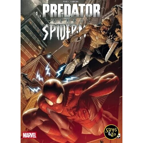 Dark Dragon Books Marvel Predator Versus Spider-Man NL Comic 1/2