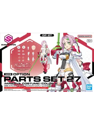 Bandai Gundam 30MS Option Set 27 Minerva Costume Color A Model Kit