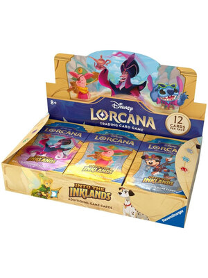 Ravensburger Disney Lorcana TCG Into the Inklands Booster Box (24 Boosters)