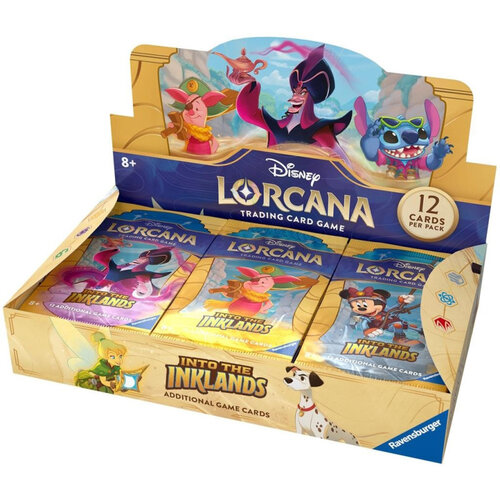 Ravensburger Disney Lorcana TCG Into the Inklands Booster Box (24 Boosters)