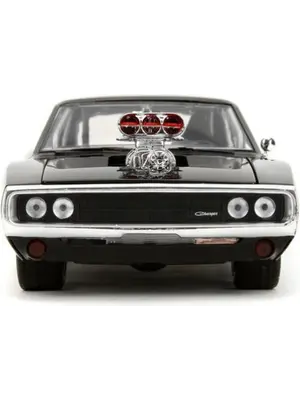Fast & Furious 1970 Dodge Charger + Figure 1:24 Die Cast Car