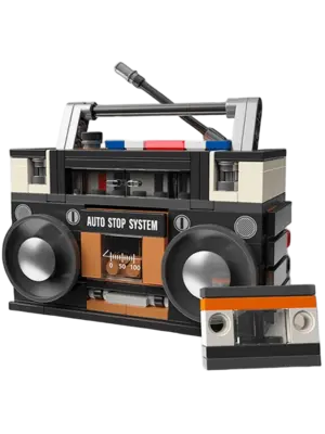Geek Collection Pop Series Construction Kit 1988 Boombox Radio 168pcs