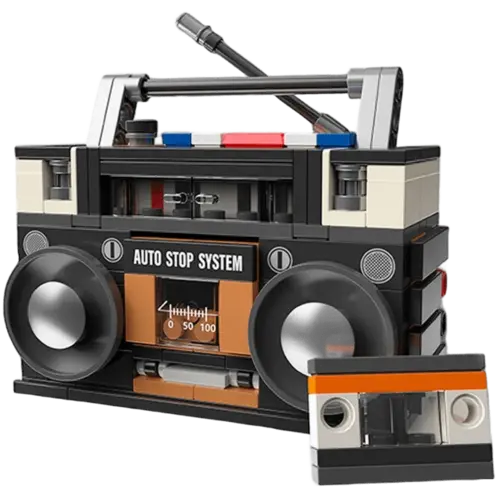 Geek Collection Pop Series Construction Kit 1988 Boombox Radio 168pcs