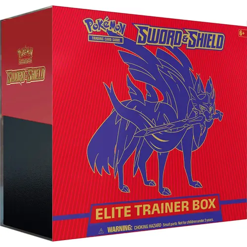 The Pokemon Company Pokemon TCG Sword & Shield Zacian / Zamazenta Elite Trainer Box