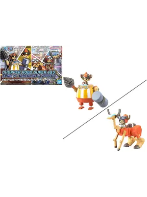 Bandai One Piece Chopper Robo Super 4&5 Kung Fu & Walk Hopper Model Kit