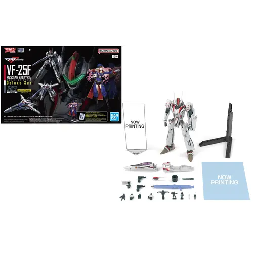 Bandai Macross HG 1/00 VF-25F Messiah Valkayrie Deluxe Set Model Kit