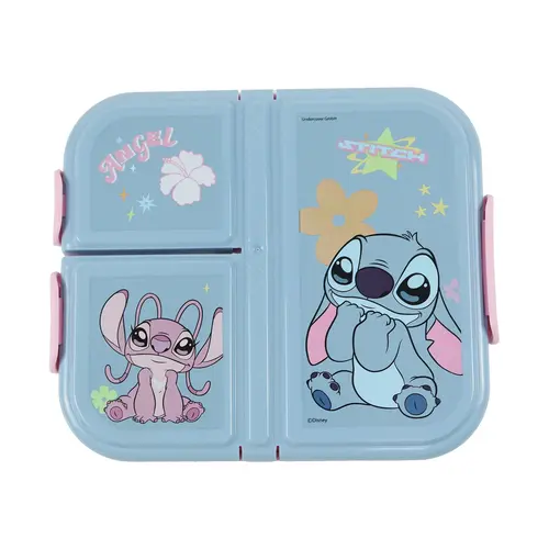 Vamos Disney Lilo & Stitch Lunch Box with 3 Compartiments 800ml