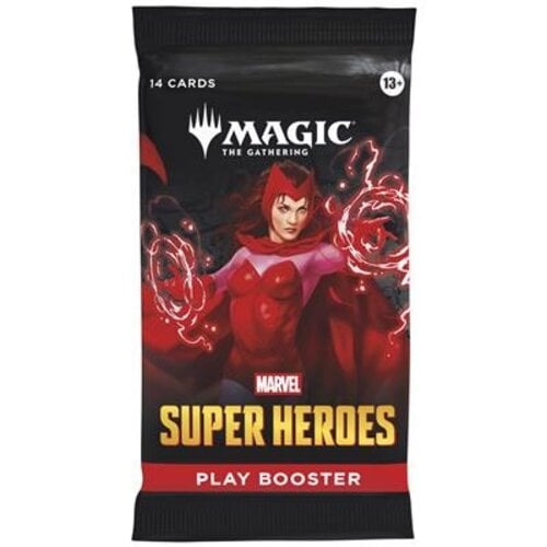 Wizards of The Coast Magic MTG TCG Marvel Super Heroes Play Booster