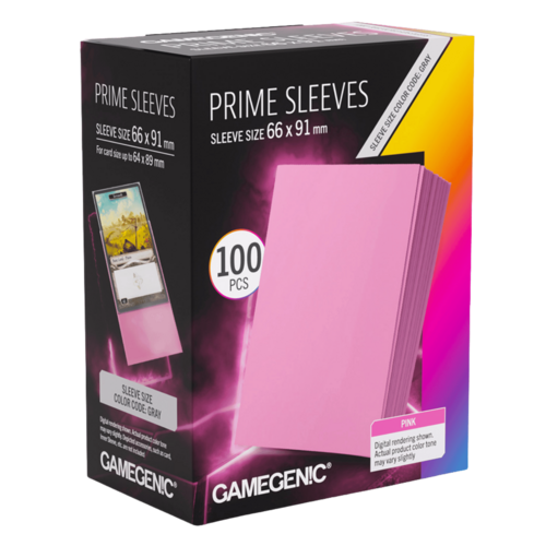 Gamegenic GameGenic Prime Sleeves 66x91mm TCG 100pcs Pink