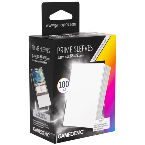 Gamegenic GameGenic Prime Sleeves 66x91mm TCG 100pcs White